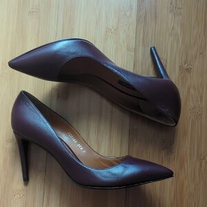 Ralph Lauren Collection Armissa Bordeaux Burgundy Heels
